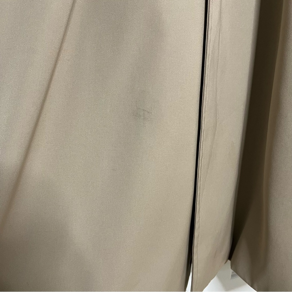 Burberry Men’s Mens Camden Trench Coat Jacket Wool Tan Long Belt Belted 46 XL - Picture 14 of 16